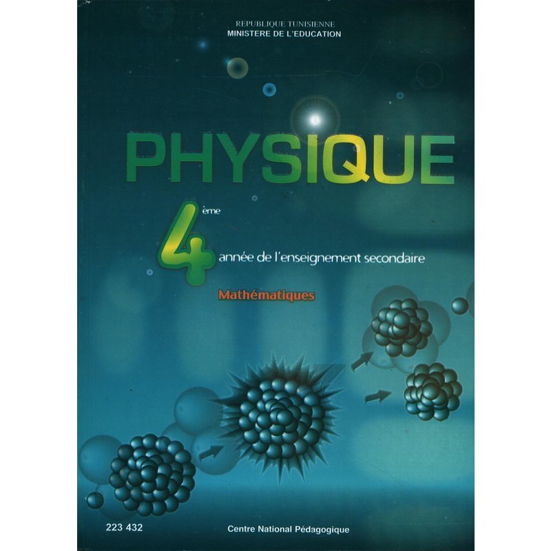 PHYSIQUE 4EME SECONDAIRE SECTION MATH PHYSIQUE 4EME SECONDAIRE SECTION MATH - Image 1